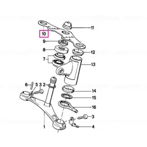 Retur gratuit Upper fork cross brace - BMW Motorrad