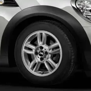 Lichidare de stoc Janta aliaj usor - 5 Star Twin Spoke 118 - Argintiu (Silver) - 5,5Jx15 ET:45 - Mini Cabrio R57, Clubman R55, Coupe R58, Roadster R59, R56