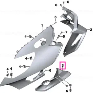 Disponibil imediat Air duct, right - BMW Motorrad