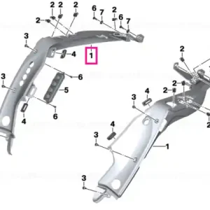 Ornament interior față dreapta - BMW Motorrad Disponibil imediat