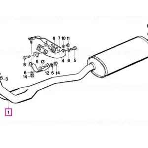 Front silencer - BMW Expediere rapidă