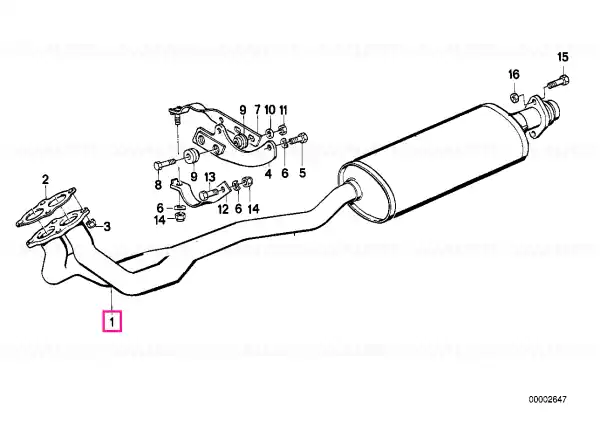 Front silencer - BMW Expediere rapidă