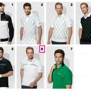 Cumpărături sigure Mens Basic Polo, white GOLF 11,XL - BMW