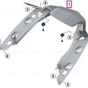 Air duct, oil cooler - BMW Motorrad Livrare expres
