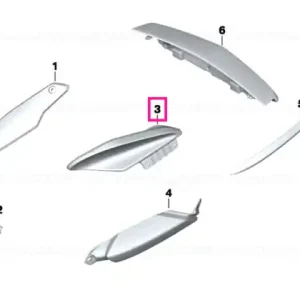 Retur gratuit Wind deflector, chrome-plated, right - BMW Motorrad