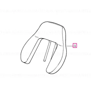 Preferatul clienților Headrest leather N5TT GRAU - BMW