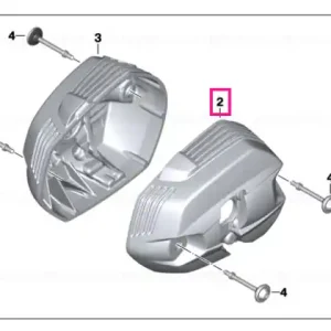 Comandă acum Capac culasă crom stânga - BMW Motorrad