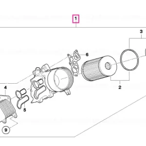 Ofertă exclusivă Filtru ulei cu capac plastic - BMW - Mini