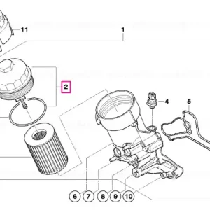 Capac filtru ulei - BMW Transport gratuit