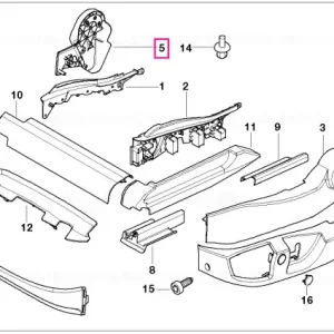 Ultima șansă Tapiterie interioara dreapta CREAMBEIGE - BMW