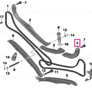 Preferatul clienților Left chain tensioner - BMW Motorrad