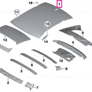 Doar azi Roof panel - BMW