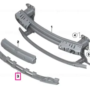 Impact absorber, bottom - BMW - Mini Lichidare de stoc