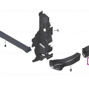 Air duct, brake, left - BMW - Mini Vezi acum
