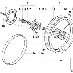 Piulita hexagonala M16X1,5 - BMW Motorrad Super ofertă