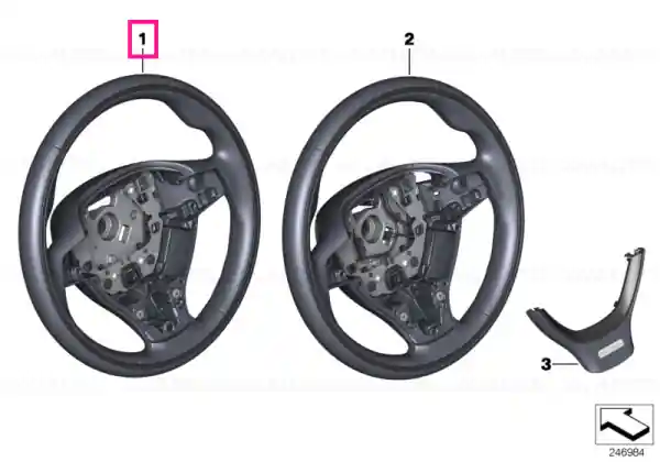 Noutate Sports st.-wheel,leather/wd.ring,multif. PIANOLACK SW - BMW