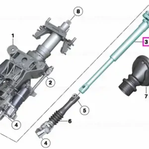 Ax coloana de directie - BMW Seria 5 F07 F10 F11 F18, Seria 6 F06 F12 F13, Seria 7 F01 F02 F04 Calitate înaltă