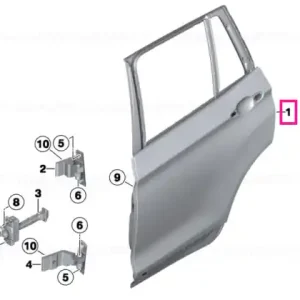 Door, rear right - BMW Vezi acum
