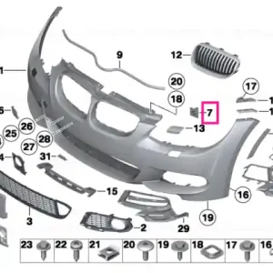 Set suporturi senzor PDC faţă -PDC- - BMW Ofertă specială
