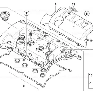 Plată sigură O-ring 11,1X1,6 - BMW - Mini