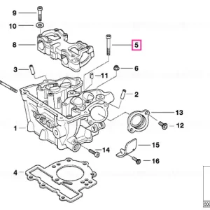 Surub colier M8X53,5 - BMW Motorrad Retur ușor