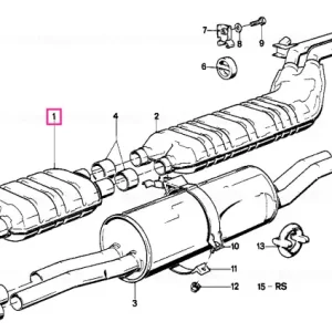 Front silencer - BMW Cumpărături sigure