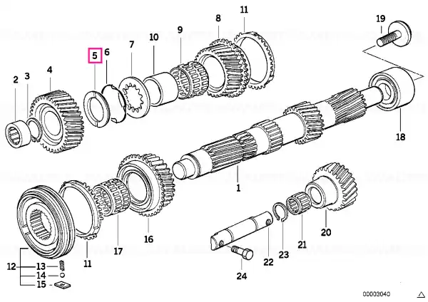 Preț mic Suport 32X46X2,90 - BMW