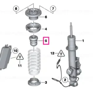 Reducere de preț Auxiliary shock absorber - BMW