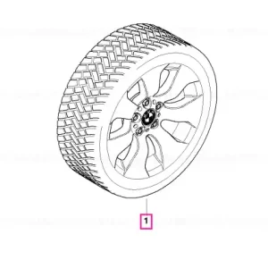Expediere rapidă Roată completă de iarnă - Star Spoke 158 cu anvelopa Michelin Primacy Alpin 3 ZP - 225/45R17 91H - BMW Seria 3 E90/E91/E92/E93