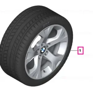 Cel mai bun preț Roată completă de iarnă - Star Spoke 317 cu anvelopa Dunlop SP Winter Sport M3 ROF - 225/50R17 94H - BMW X1 E84