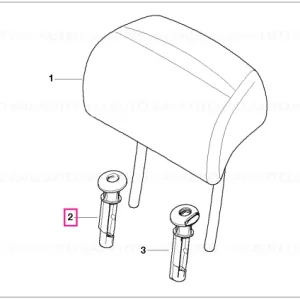 Reduceri Guide, headrest CREAMBEIGE - BMW