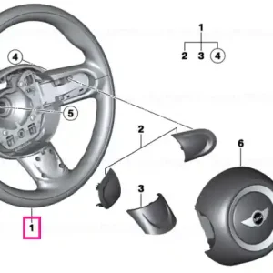 Sport steering wheel, leather - BMW - Mini Calitate înaltă