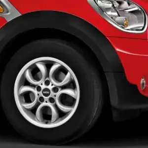 Janta aliaj usor - 5 Hole Circular Spoke R123 - Argintiu (Silver) - 6,5Jx16 ET:46 - Mini Countryman R60, Paceman R61 Ultima șansă