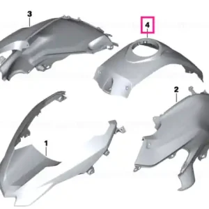 Noutate Capac rezervor mijloc ROHTEIL / BLANK - BMW Motorrad