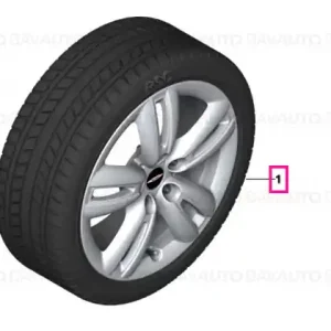 Ofertă de sezon Roată completă de iarnă - JCW Track Spoke 501 cu anvelopa Dunlop SP Winter Sport 4D ROF - 205/45R17 88V XL - Mini F55/F56/F57