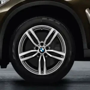 Roată completă de iarnă - M Double Spoke 623M (bright turned) cu anvelopa Pirelli Scorpion Winter r-f - 255/50R19 107V XL - BMW X6 F16 - punte spate Vezi acum