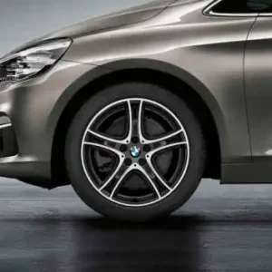 Promoție Roată completă de iarnă - Double Spoke 361 (bright turned) cu anvelopa Pirelli W240 Sottozero S2 r-f - 225/45R18 95V XL - BMW Seria 2 F45/F46
