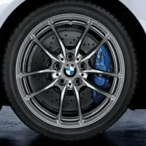 Retur gratuit Roată completă de iarnă - M V-Spoke 640M cu anvelopa Michelin Pilot Alpin 4 - 235/40R18 95V XL - BMW M2/M2 Competition F87 - punte față