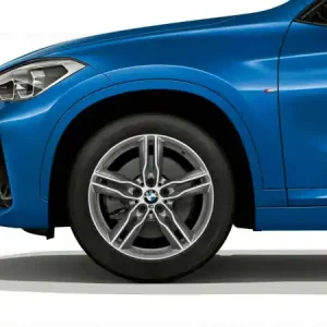 Chilipir Roată completă de iarnă - M Double Spoke 570M (bright turned, flow forming) cu anvelopa Pirelli Winter Sottozero 3 r-f - 225/50R18 95H - BMW X1/X2 F48/F39