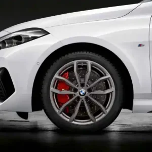 Plată securizată Roată completă de iarnă - M Y-Spoke 711M (lightweight forged wheel) cu anvelopa Continental Winter Contact TS830P - 205/55R18 96H XL - BMW X1/X2 F48/F39 - Jante forjate