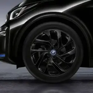 Roată completă de iarnă - Turbine Spoke 428 (forged) cu anvelopa Bridgestone Blizzak LM-500 - 155/70R19 88Q XL - BMW i3s - Jante forjate Premium