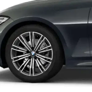 Roată completă de iarnă - M Double Spoke 790M (bright turned) cu anvelopa Pirelli Winter Sottozero 3 r-f - 225/45R18 95V XL - BMW Seria 3/4 G20/G21/G22/G23/G42 - punte față Preț promoțional
