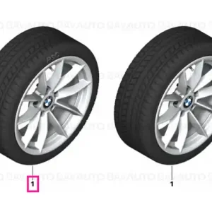 Roată completă de iarnă - V-Spoke 774 cu anvelopa Pirelli Winter Sottozero 3 r-f - 205/60R16 96H XL - BMW Seria 3 G20/G21 Bestseller