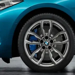 Ofertă specială Roată completă de iarnă - M Y-Spoke 711M (lightweight forged wheel) cu anvelopa Goodyear Ultra Grip Performance Gen-1 - 205/45R18 90H XL - BMW Seria 1/2 F40/F44 - Jante forjate