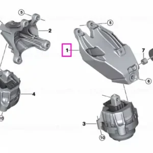 Discount Suport motor, stanga - BMW Seria 2 G42, Seria 3 G20, Seria 4 G22 G23 G26, Z4 G29