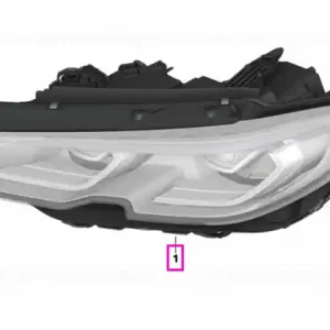 Far LED, AHL, dreapta - BMW Seria 3 G20 G21 - cu Shadow Line Preferatul clienților