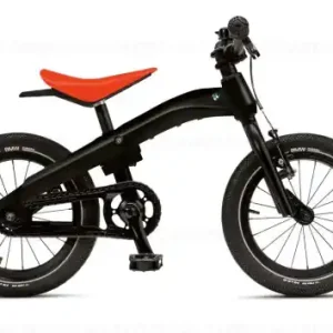 Bicicleta copii BMW Kidsbike 14", Negru/Portocaliu (Black/Orange) Ultima șansă