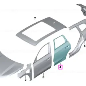 Preț mic Usa spate stanga - BMW X1 U11