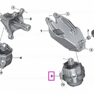 Tampon motor, stanga - BMW X5 G05 Cumpărături sigure