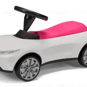 Masinuta copii, Alb/Roz - BMW - Baby Racer IV Reducere extra